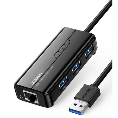 Adquiere tu Hub USB 3.0 De 3 Puertos USB 3.0 y 1 Ethernet Gigabit Ugreen en nuestra tienda informática online o revisa más modelos en nuestro catálogo de Hubs USB Ugreen