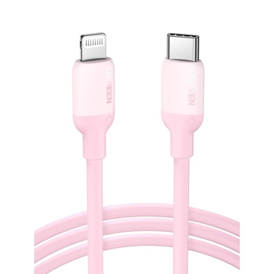 Adquiere tu Cable MFI USB-C a Lightning Ugreen Rosado De 1 Metro en nuestra tienda informática online o revisa más modelos en nuestro catálogo de Cables de Datos y Carga Ugreen