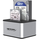 Clonador De Discos 2.5" y 3.5" Con 2 Bahías Netcom USB 3.0