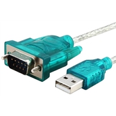 Cable USB 2.0 a Serial RS232 DB9 Trautech De 1 Metro
