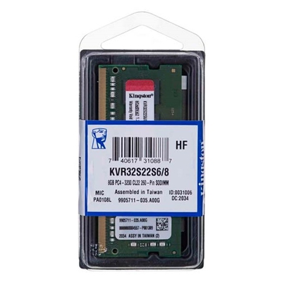 Adquiere tu Memoria SODIMM Kingston 8GB DDR4 3200MHz No ECC CL22 1.2V en nuestra tienda informática online o revisa más modelos en nuestro catálogo de SODIMM DDR4 Kingston