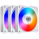 Pack x3 Fans Cooler Lian Li UNI Fan AL120 White ARGB C/Control