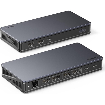 Adquiere tu Docking 9 en 1 USB C a USB-A/C HDMI DP RJ45 PD100W Ugreen en nuestra tienda informática online o revisa más modelos en nuestro catálogo de Adaptadores Multipuerto Ugreen