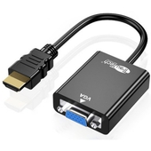 Adaptador HDMI a VGA TrauTech Full HD Sin Audio