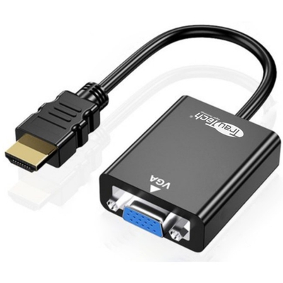 Adquiere tu Adaptador HDMI a VGA TrauTech Full HD Sin Audio en nuestra tienda informática online o revisa más modelos en nuestro catálogo de Adaptador Convertidor TrauTech