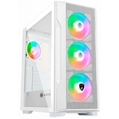 Case Antryx FX710 White ARGB x4 USB-C Sin Fuente