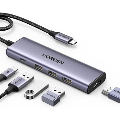Adquiere tu Hub USB-C a USB-A 3.0 HDMI PD100W OTG Ugreen en nuestra tienda informática online o revisa más modelos en nuestro catálogo de Hubs USB Ugreen