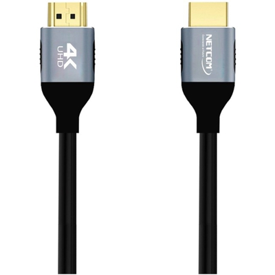 Adquiere tu Cable HDMI a HDMI Netcom de 1 Metro UHD 4K 60Hz v2.0 en nuestra tienda informática online o revisa más modelos en nuestro catálogo de Cables de Video Netcom