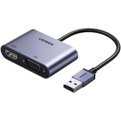 Adquiere tu Adaptador USB-A 3.0 a VGA y HDMI Ugreen 4K en nuestra tienda informática online o revisa más modelos en nuestro catálogo de Adaptador Convertidor Ugreen