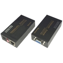 Extensor VGA Vía Ethernet Transmisor y Receptor TrauTech 100mts
