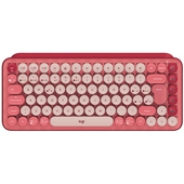 Teclado Mecánico Inalámbrico Logitech Pop Keys Coral