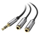 Adquiere tu Cable Splitter 3.5mm Audio y Micrófono Ugreen 1 Macho 2 Hembras en nuestra tienda informática online o revisa más modelos en nuestro catálogo de Cables de Audio UGreen