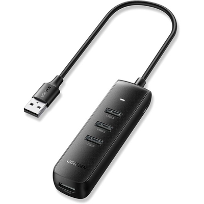 Adquiere tu Hub USB-A 3.0 De 4 Puertos USB-A 3.0 Cable De 25 cm Ugreen en nuestra tienda informática online o revisa más modelos en nuestro catálogo de Hubs USB Ugreen