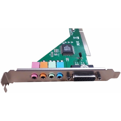 Adquiere tu Tarjeta de Sonido PCI 4 Canales Trautech Puerto MIDI HD15 en nuestra tienda informática online o revisa más modelos en nuestro catálogo de Tarjetas PCI y PCIe TrauTech