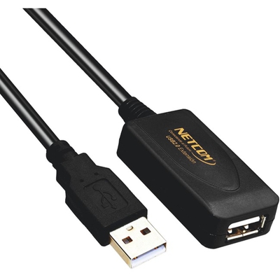 Adquiere tu Cable Extensor USB 2.0 Activo Netcom De 20 Metros en nuestra tienda informática online o revisa más modelos en nuestro catálogo de Cables Extensores USB Netcom