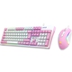 Adquiere tu Teclado Mecánico y Mouse Antryx GC-5400 Pink Con Blue Switch en nuestra tienda informática online o revisa más modelos en nuestro catálogo de Teclados y Mouse Gamer Antryx
