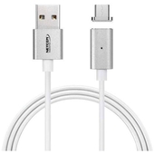 Cable USB-A 2.0 a Micro USB-B V8 Magnético Netcom 1Mt