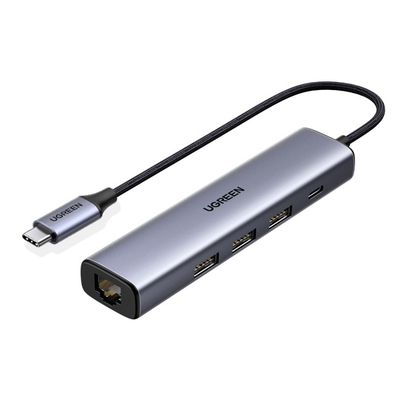 Adquiere tu Adaptador USB C 5 en 1 Puertos USB-A RJ45 PD100W Ugreen en nuestra tienda informática online o revisa más modelos en nuestro catálogo de Adaptadores Multipuerto Ugreen