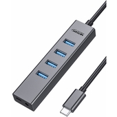 Hub USB C De 4 Puertos USB 3.0 Netcom Con Cable De 1 Metro