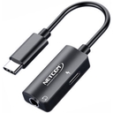 Adaptador De Audio y Carga USB C a 3.5mm y USB C Netcom