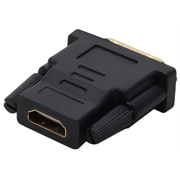 Adaptador DVI-D 18+1 Macho a HDMI Hembra TrauTech