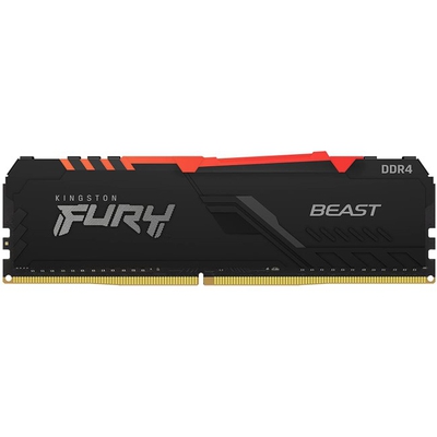 Adquiere tu Mermoria Ram FURY Beast RGB 16GB 3200MHz DDR4 CL16 en nuestra tienda informática online o revisa más modelos en nuestro catálogo de DIMM DDR4 Kingston