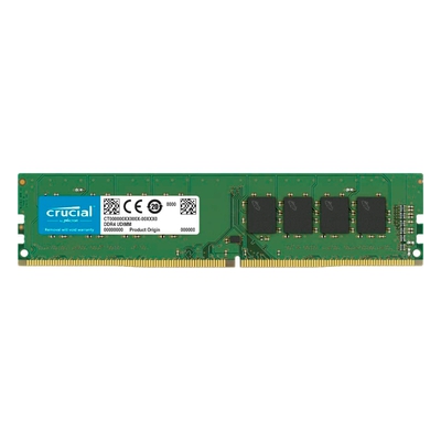 Adquiere tu Memoria Ram Crucial 8GB DDR4 2666MHz PC4-21300 CL19 en nuestra tienda informática online o revisa más modelos en nuestro catálogo de DIMM DDR4 Crucial