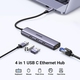 Adquiere tu Hub USB C 4 en 1 De 3 Puertos USB-A 3.0 y 1 Ethernet Ugreen en nuestra tienda informática online o revisa más modelos en nuestro catálogo de Hubs USB Ugreen