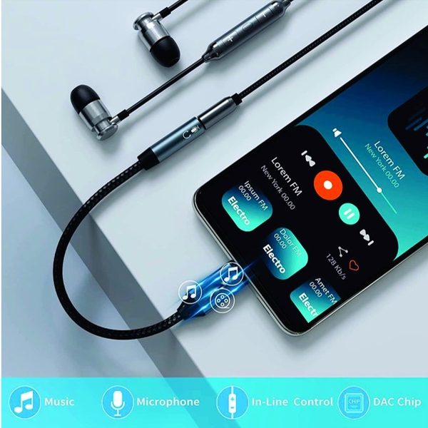 Adaptador De Audio y Micrófono USB C a 3.5mm 1 Canal Netcom