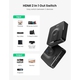 Adquiere tu Conmutador Splitter HDMI 2x1 Ugreen Bidireccional 4K 60Hz en nuestra tienda informática online o revisa más modelos en nuestro catálogo de Splitters y Conmutadores Ugreen