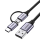Adquiere tu Cable USB 3.0 a Micro USB y USB C Ugreen Carga y Transferencia en nuestra tienda informática online o revisa más modelos en nuestro catálogo de Cables USB UGreen