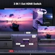 Adquiere tu Conmutador Switch HDMI 3x1 Ugreen 8K 60Hz Con Control Remoto en nuestra tienda informática online o revisa más modelos en nuestro catálogo de Splitters y Conmutadores Ugreen
