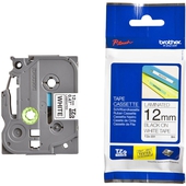 Cinta Brother PT-1090/1400/2730VP/80/9500PC, Black on White 1/2" (12MM)