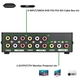Adquiere tu Conmutador De Audio y Video RCA  4x1 Trautech en nuestra tienda informática online o revisa más modelos en nuestro catálogo de Splitters y Conmutadores TrauTech