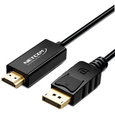 Adquiere tu Cable DisplayPort a HDMI Netcom De 3 Metros 4K 60Hz en nuestra tienda informática online o revisa más modelos en nuestro catálogo de Cables de Video Netcom