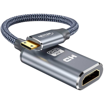 Adquiere tu Adaptador Mini HDMI Macho a HDMI Hembra Netcom en nuestra tienda informática online o revisa más modelos en nuestro catálogo de Adaptador Convertidor Netcom