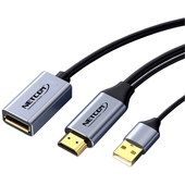 Cable Adaptador HDMI Macho a DisplayPort Hembra Netcom 0.5m