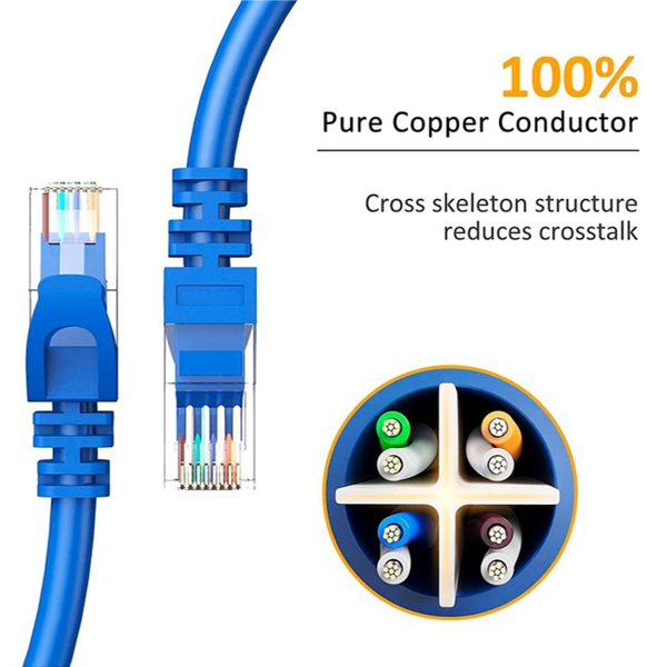 Cable UTP Patch Cord Cat6 TrauTech De 3 Metros