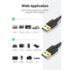 Adquiere tu Cable USB-A 3.0 Ugreen De 3 Metros Para Transferencia en nuestra tienda informática online o revisa más modelos en nuestro catálogo de Cables de Datos y Carga Ugreen