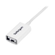 Adquiere tu Cable De Extensión USB 2.0 StarTech De 1 Metro Color Blanco en nuestra tienda informática online o revisa más modelos en nuestro catálogo de Adaptadores y Cables StarTech