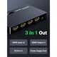 Adquiere tu Conmutador HDMI 3x1 Ugreen 4K UHD Con Control Remoto en nuestra tienda informática online o revisa más modelos en nuestro catálogo de Splitters y Conmutadores Ugreen