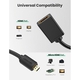 Adquiere tu Cable Micro HDMI Macho a HDMI Hembra Ugreen 3D 4K en nuestra tienda informática online o revisa más modelos en nuestro catálogo de Cables de Video y Audio UGreen