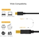 Adquiere tu Cable Para Impresora USB C a USB B TrauTech De 1.8 Metros en nuestra tienda informática online o revisa más modelos en nuestro catálogo de Cable Para Impresora TrauTech