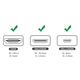 Adquiere tu Adaptador Micro y Mini HDMI Macho a HDMI Hembra Ugreen en nuestra tienda informática online o revisa más modelos en nuestro catálogo de Adaptador Convertidor Ugreen