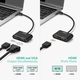 Adquiere tu Adaptador USB C a HDMI y VGA Hembras Ugreen Color Negro en nuestra tienda informática online o revisa más modelos en nuestro catálogo de Adaptadores y Cables UGreen
