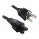 Adquiere tu Cable De Poder Trebol C5 a Nema 5-15P Trautech 1.80Mts Plano en nuestra tienda informática online o revisa más modelos en nuestro catálogo de Cables de Poder TrauTech