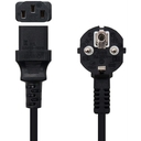 Cable De Poder C13 a Shuko Trautech De 1.80 Mts De 3.18AWG