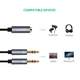 Adquiere tu Cable Splitter 3.5mm Audio y Micrófono Ugreen 2 Machos 1 Hembra en nuestra tienda informática online o revisa más modelos en nuestro catálogo de Cables de Audio UGreen