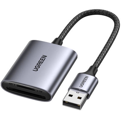 Adquiere tu Lector de Memorias SD/TF Ugreen Cable USB-A 3.0 en nuestra tienda informática online o revisa más modelos en nuestro catálogo de Lectores de Memorias y Tarjetas Ugreen