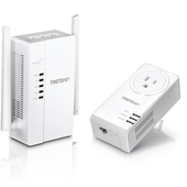 Kit Powerline Trendnet TPL-430APK AC1200 AV2 Doble Banda